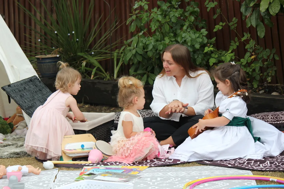 Chloe Lewis providing childcare services